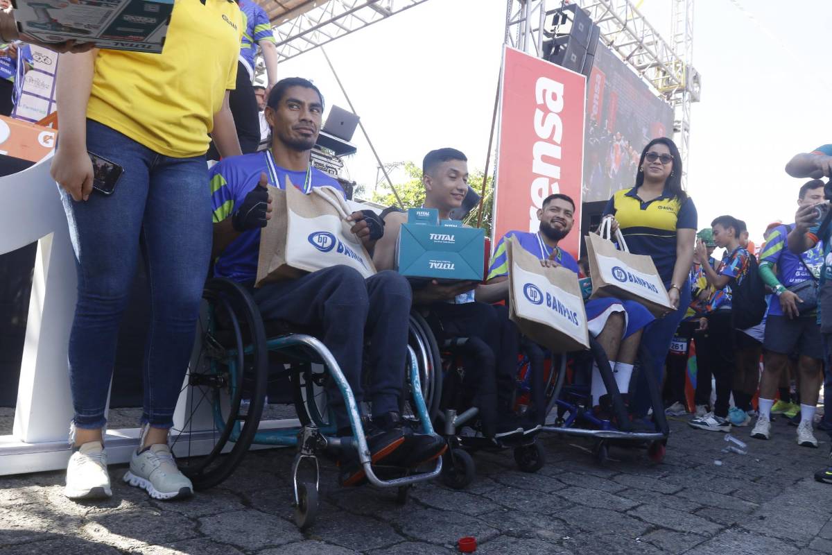 Juan Ángel Orellana, de Intibucá, primer lugar de categorías especiales en la Maratón de LA PRENSA