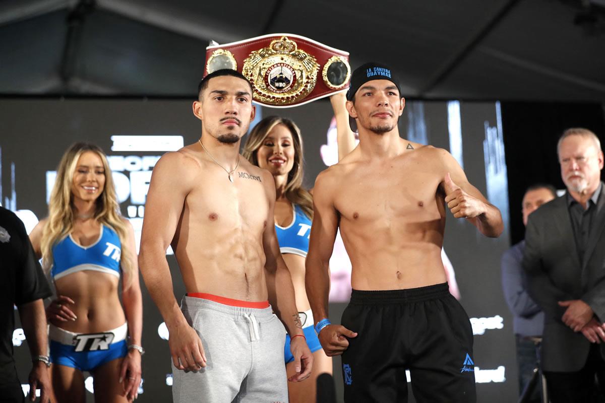 El hondureño y el mexicano cumplieron con el pesaje y están listos para la pelea.