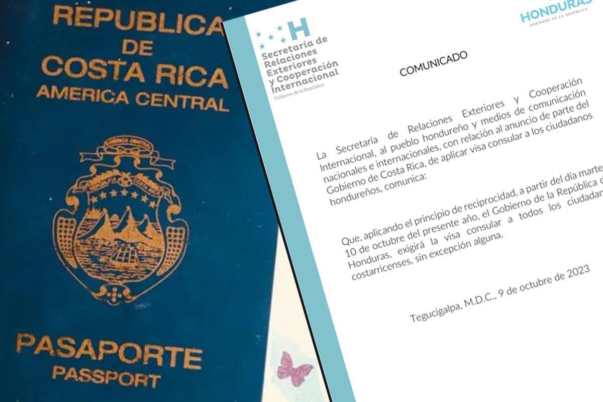 Visas de Honduras y Costa Rica, nueva traba en integración de CA