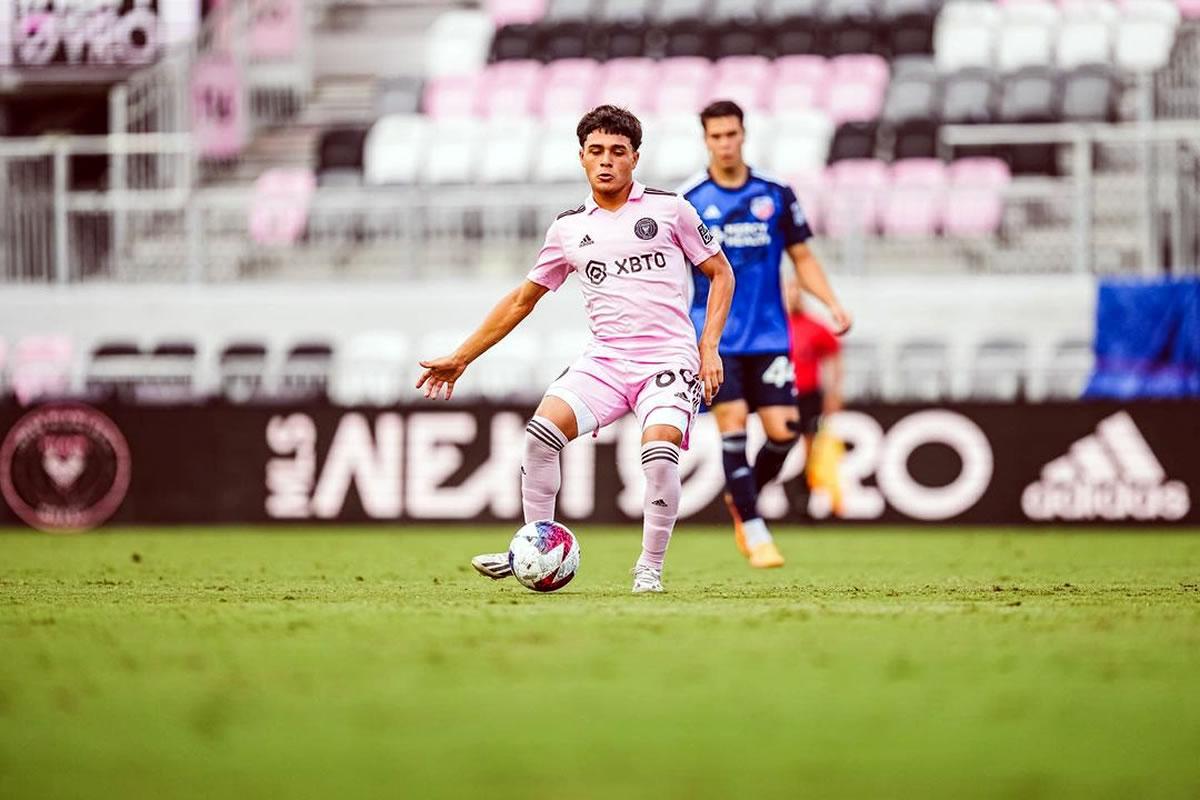 Ricardo ‘Ricky‘ Montenegro ya jugó con el equipo juvenil del Inter Miami.