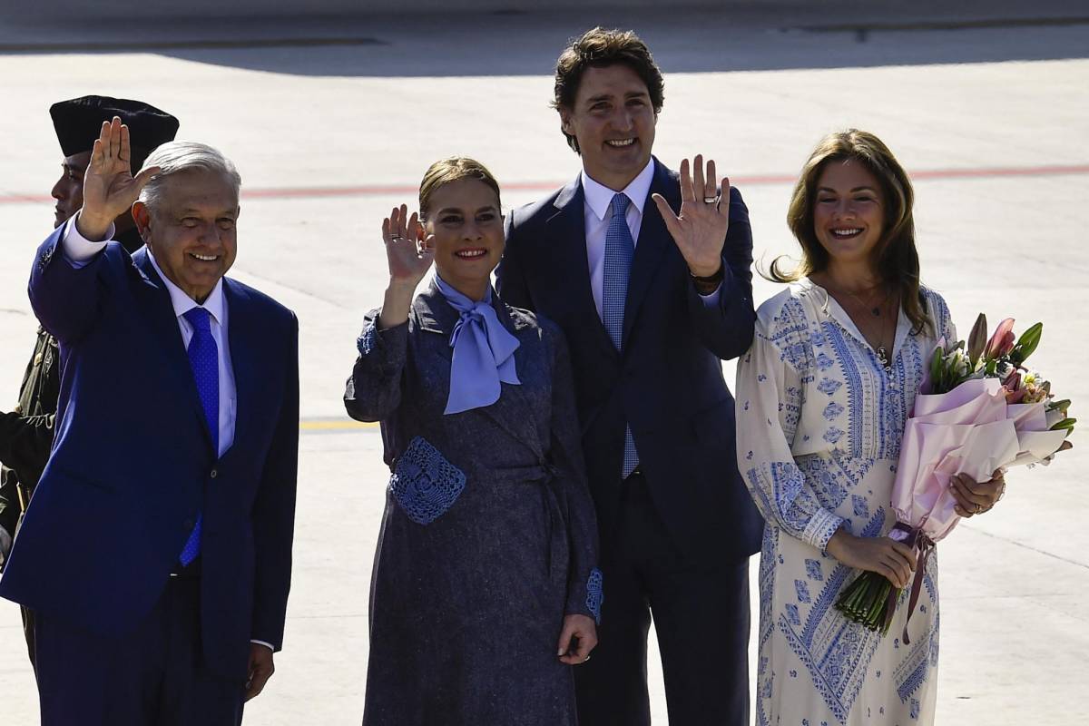 Trudeau arriba a México para cumbre trilateral con López Obrador y Biden