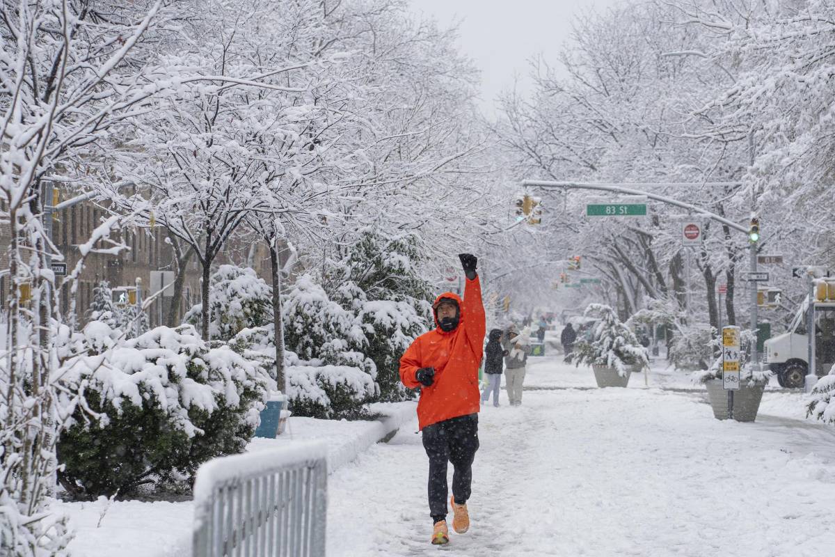 Así se ve Nueva York tras la primera nevada de la temporada
