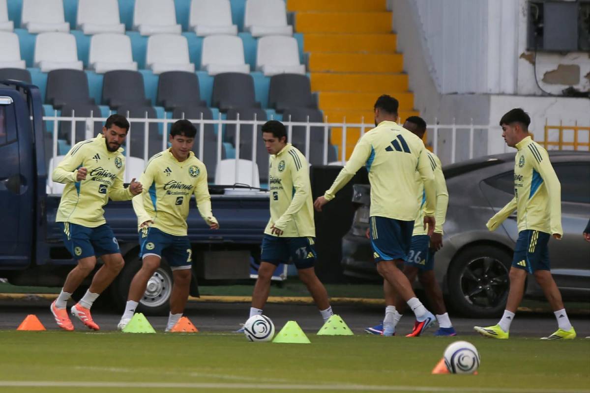 América entrenó en el Nacional: con exBarcelona y duda antes de jugar vs Olimpia