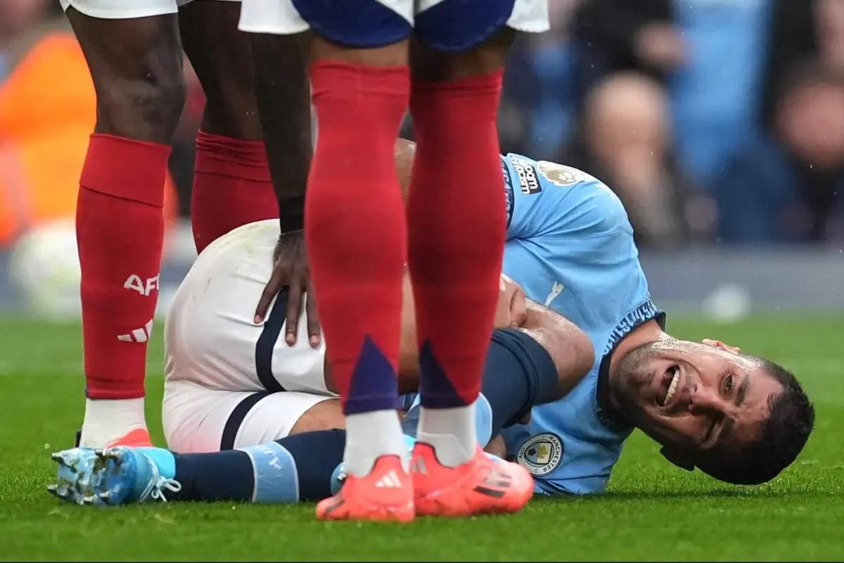 Rodri sufrió una grave lesión y se pierde toda la temporada con el Manchester City.