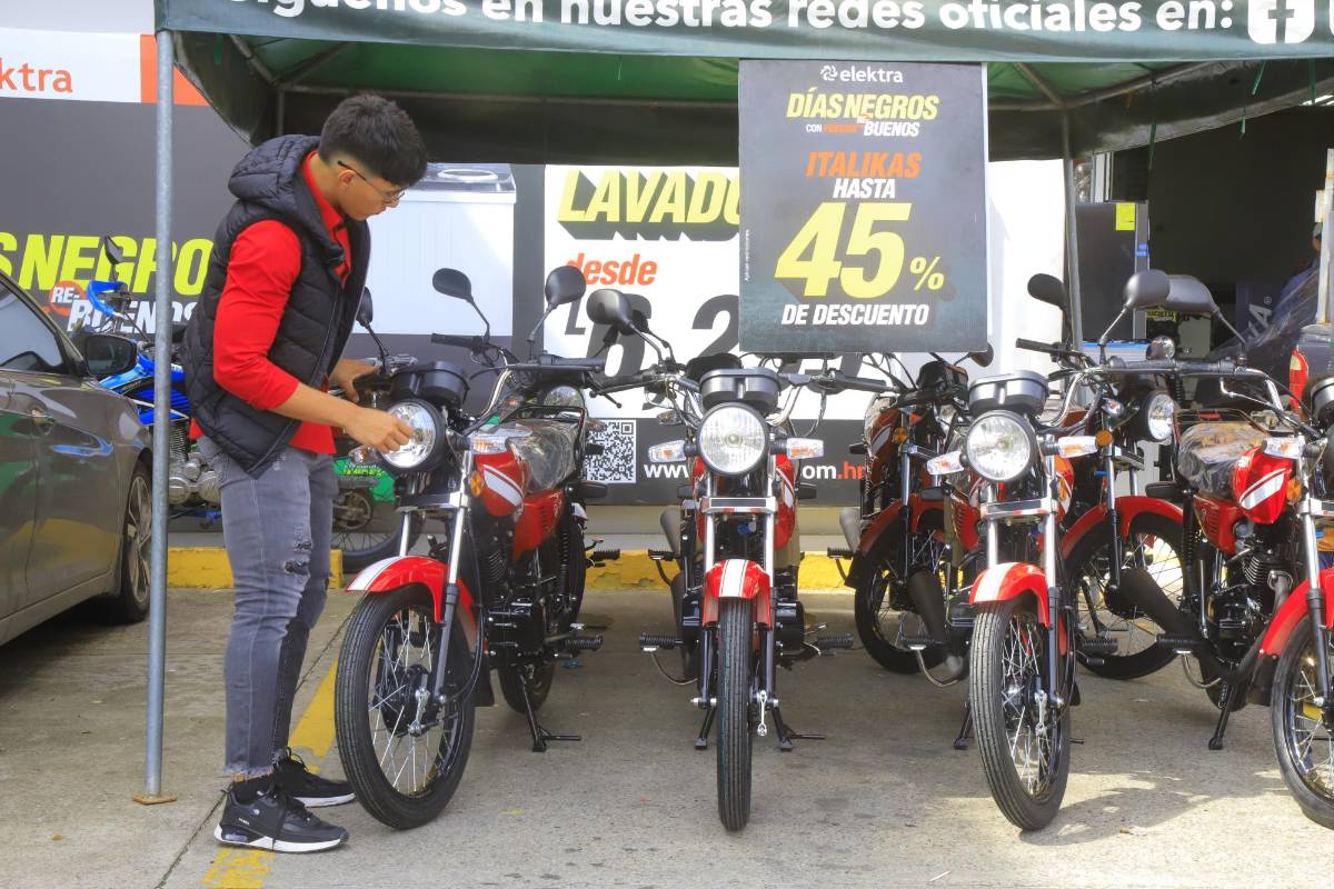 Las motocicletas Italika tienen una rebaja del 45% hasta el fin de semana.