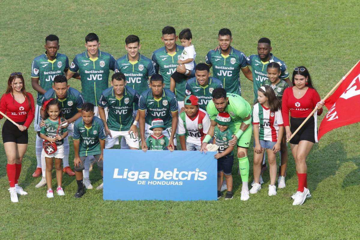 El 11 titular del Marathón que enfrenta al Olimpia.