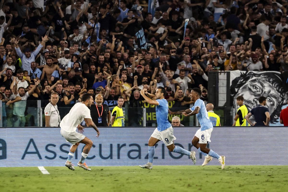 El estadio Olímpico de Roma enloqueció con el golazo de Pedro Rodríguez.