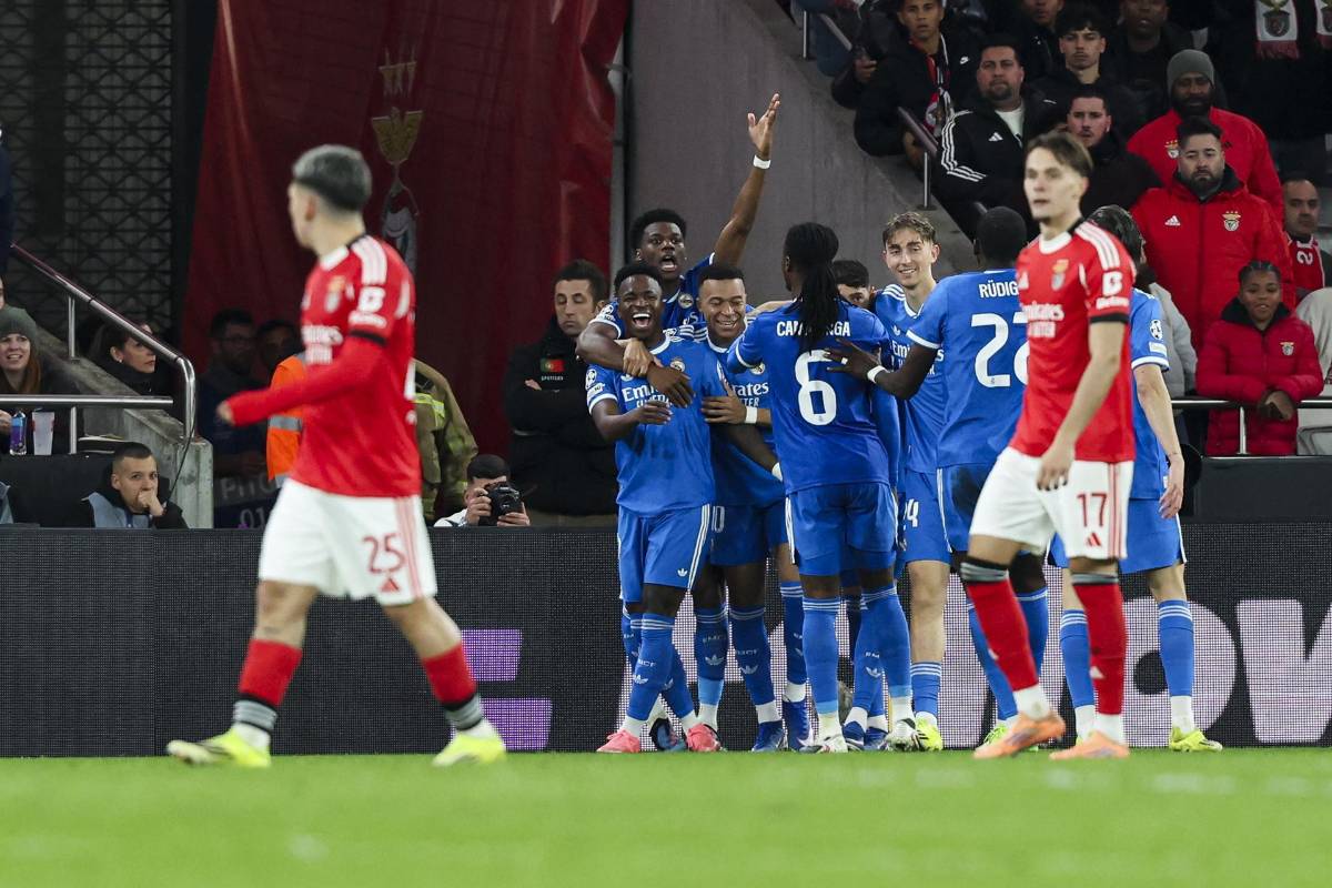 Escándalo con Vinicius en Benfica-Real Madrid, cruce de Mbappé y expulsan a Mou