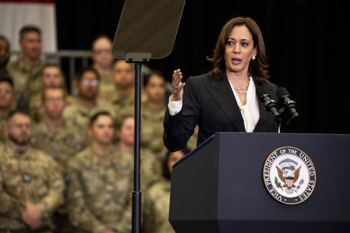 Kamala Harris, vicepresidenta de Estados Unidos, es una de las principales figuras políticas estadounidenses sancionadas por Rusia. Fotografía: EFE