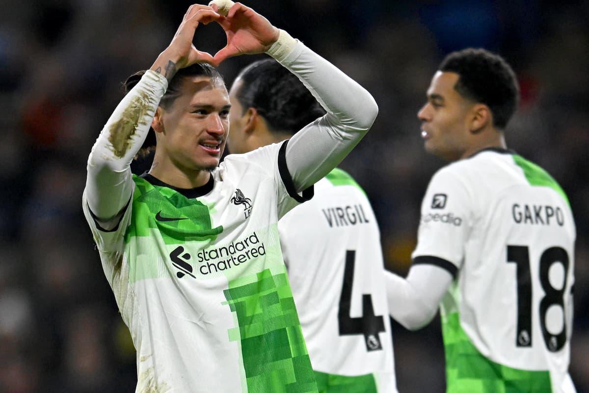 Darwin Núñez sumaba 12 partidos sin marcar con el Liverpool.