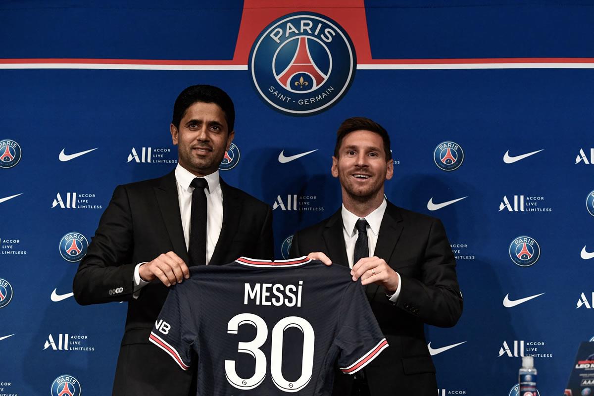 El presidente del PSG, Nasser Al-Khelaifi, está muy molesto por el viaje de Messi.