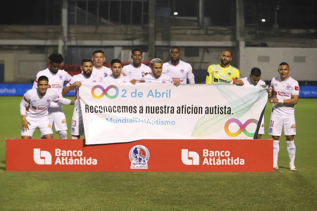 El 11 titular del Olimpia ante Real España.