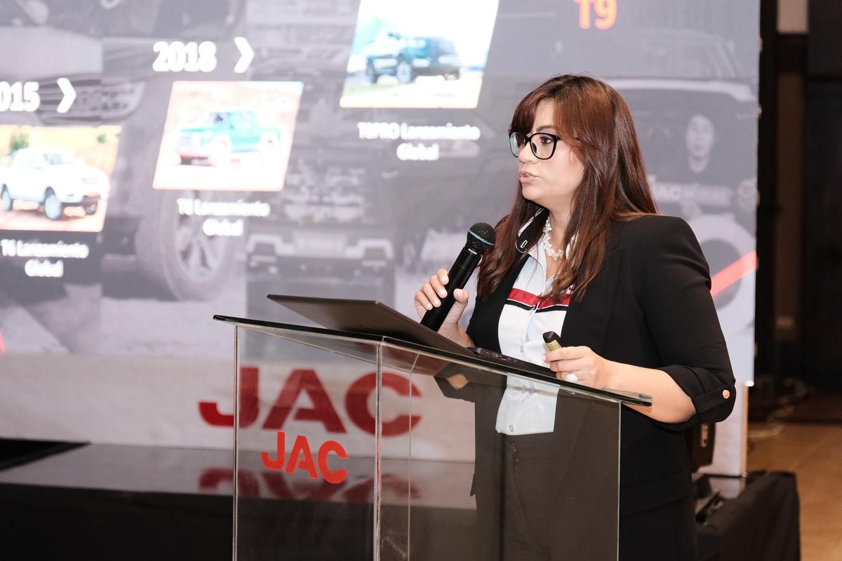 Wendy Martínez, Gerente de Ventas JAC Motors Honduras.