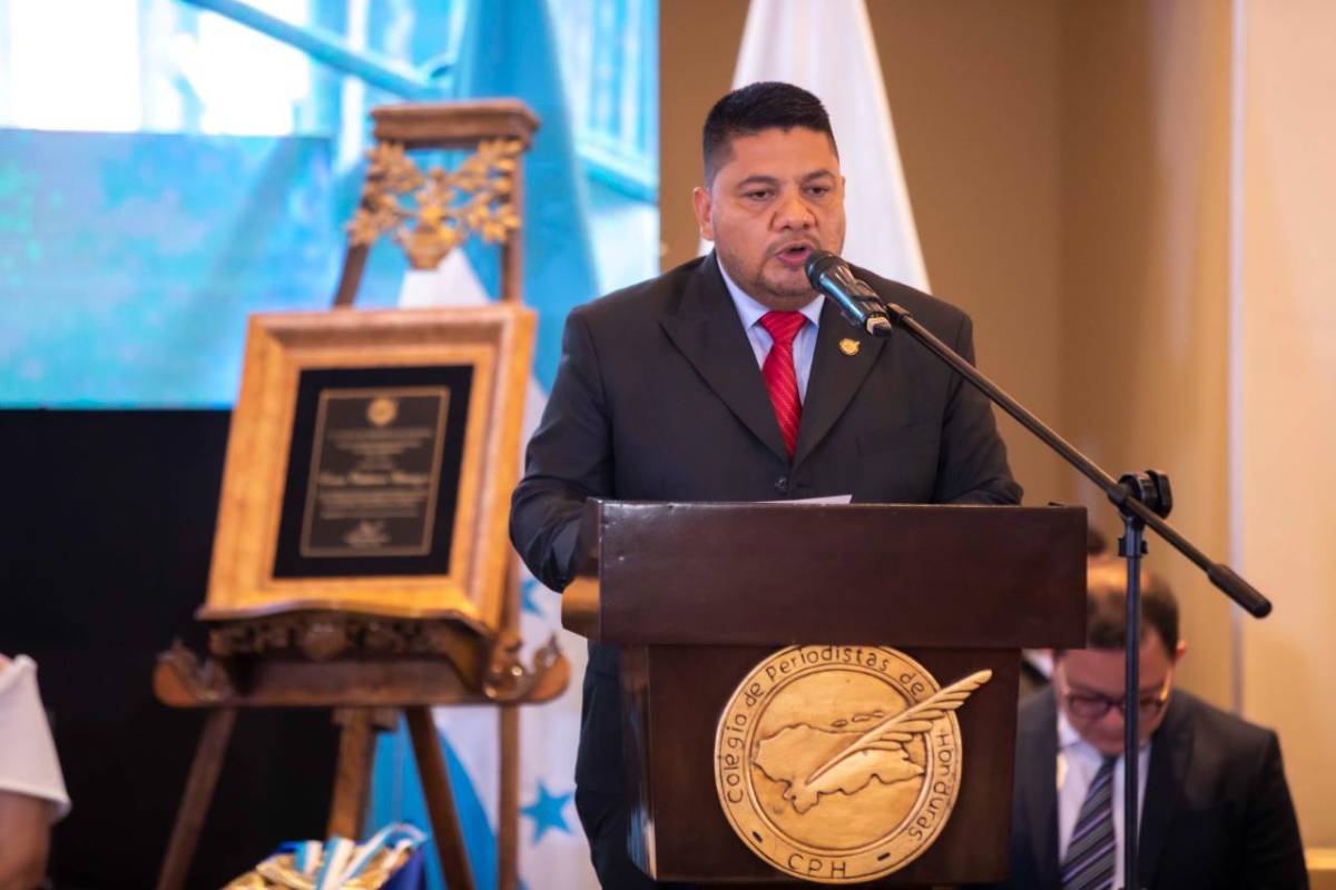 Osman Reyes, presidente del Colegio de Periodistas de Honduras.