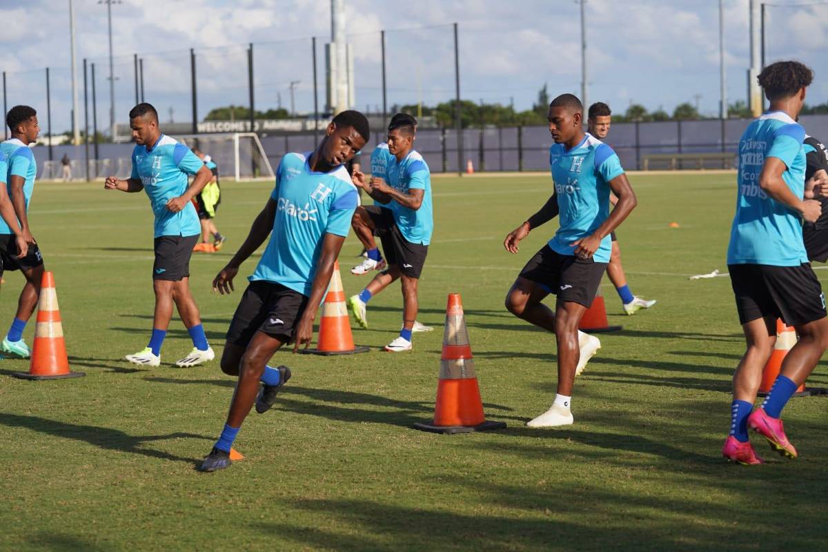 Entrenamiento de la Selección de Honduras.