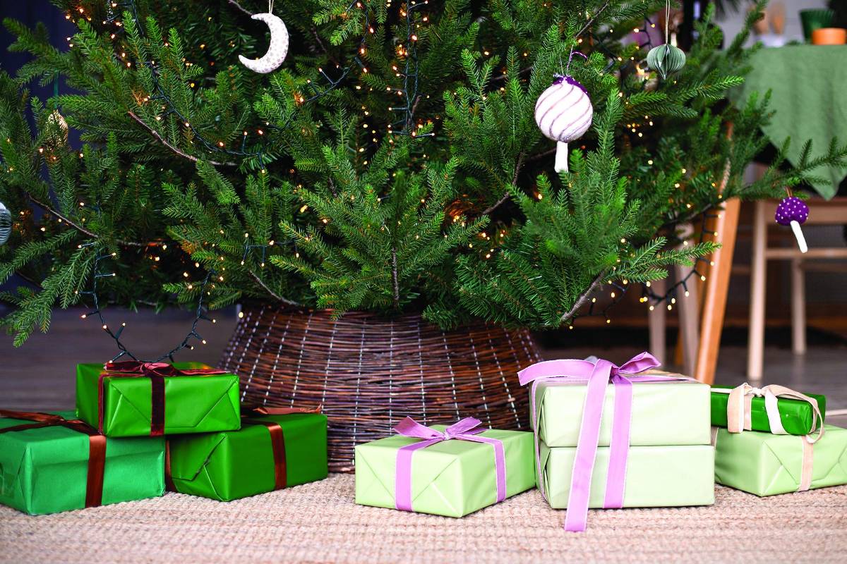 Crea tu propia base de árbol de Navidad