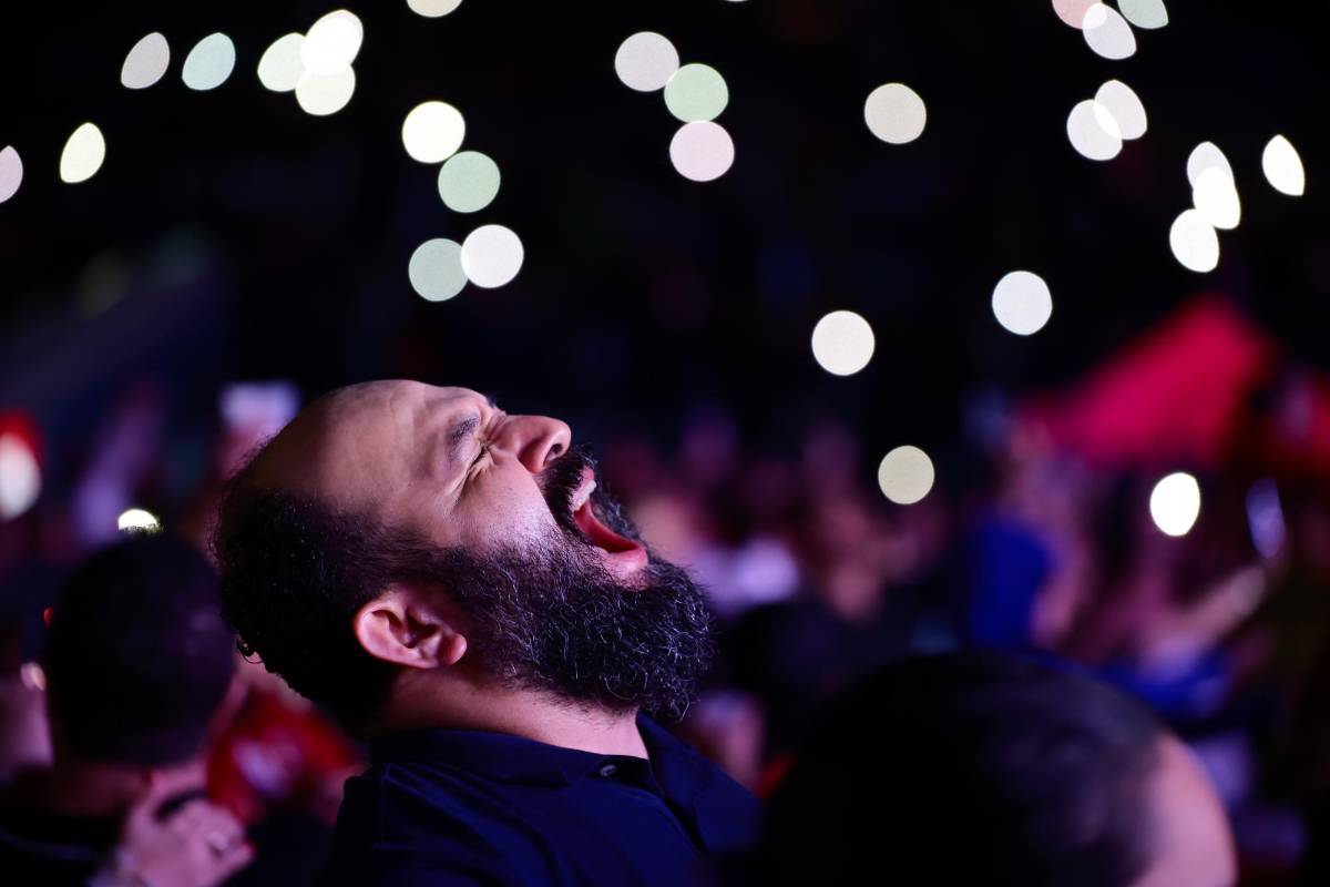 Este fan entonó los temas a todo pulmón.