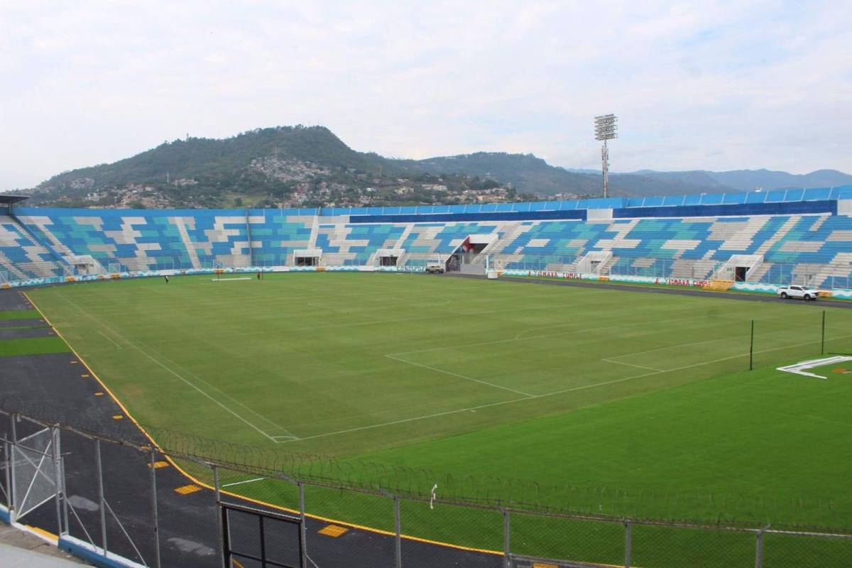 Así luce el Estadio Nacional Chelato Uclés.