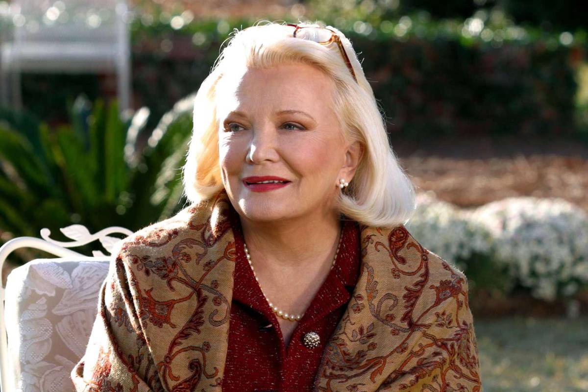 Murió Gena Rowlands, actriz de la película “The Notebook”