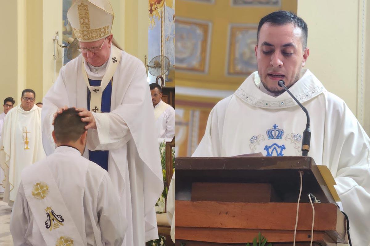 Mientras se ordenaba como sacerdote sepultaban a su abuelo