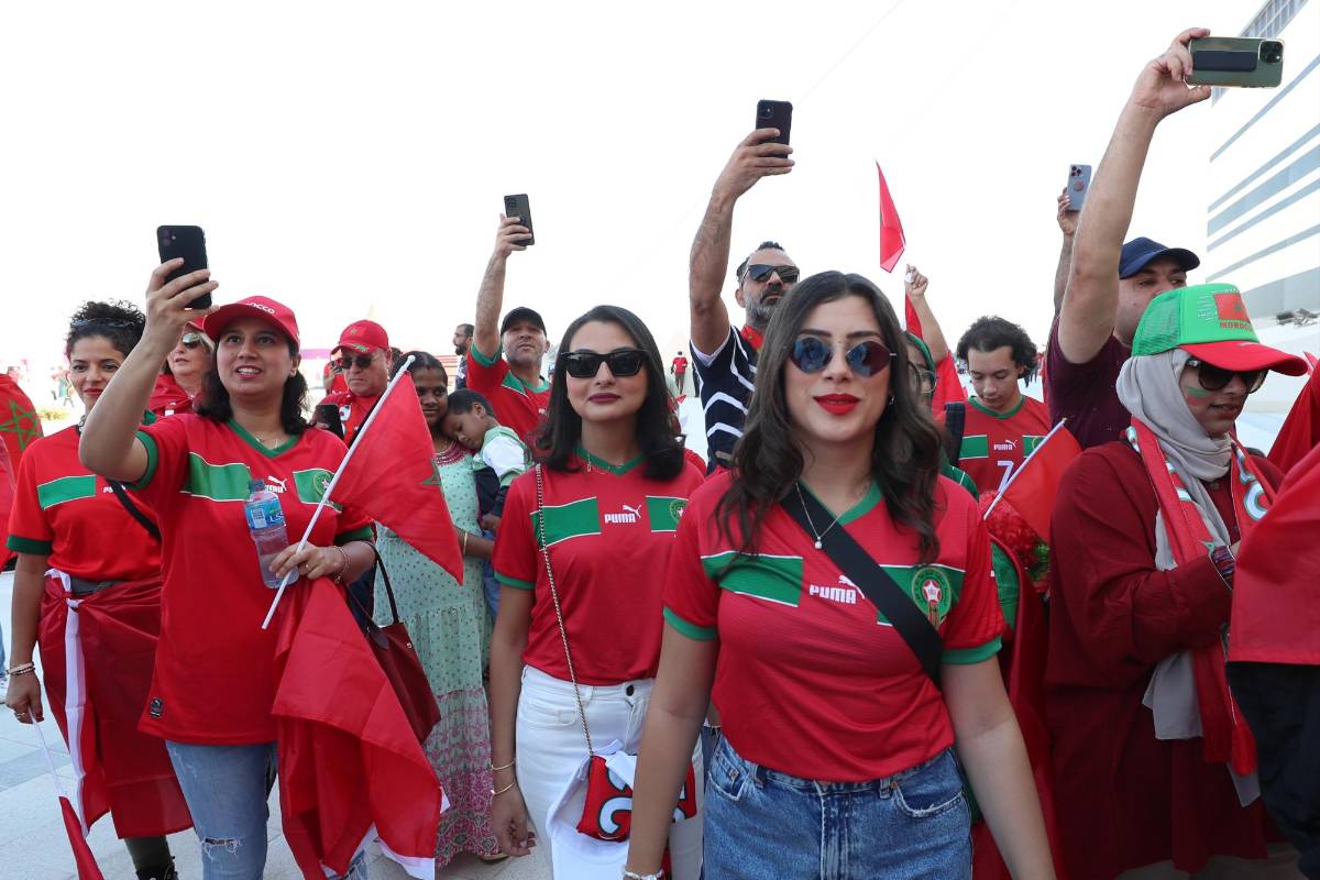 ¿Las más lindas? Chicas de Marruecos y Croacia cautivan en Qatar