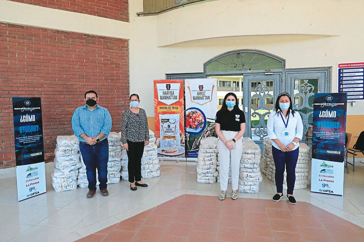 Empresas sampedranas muestran su solidaridad con Guanaja