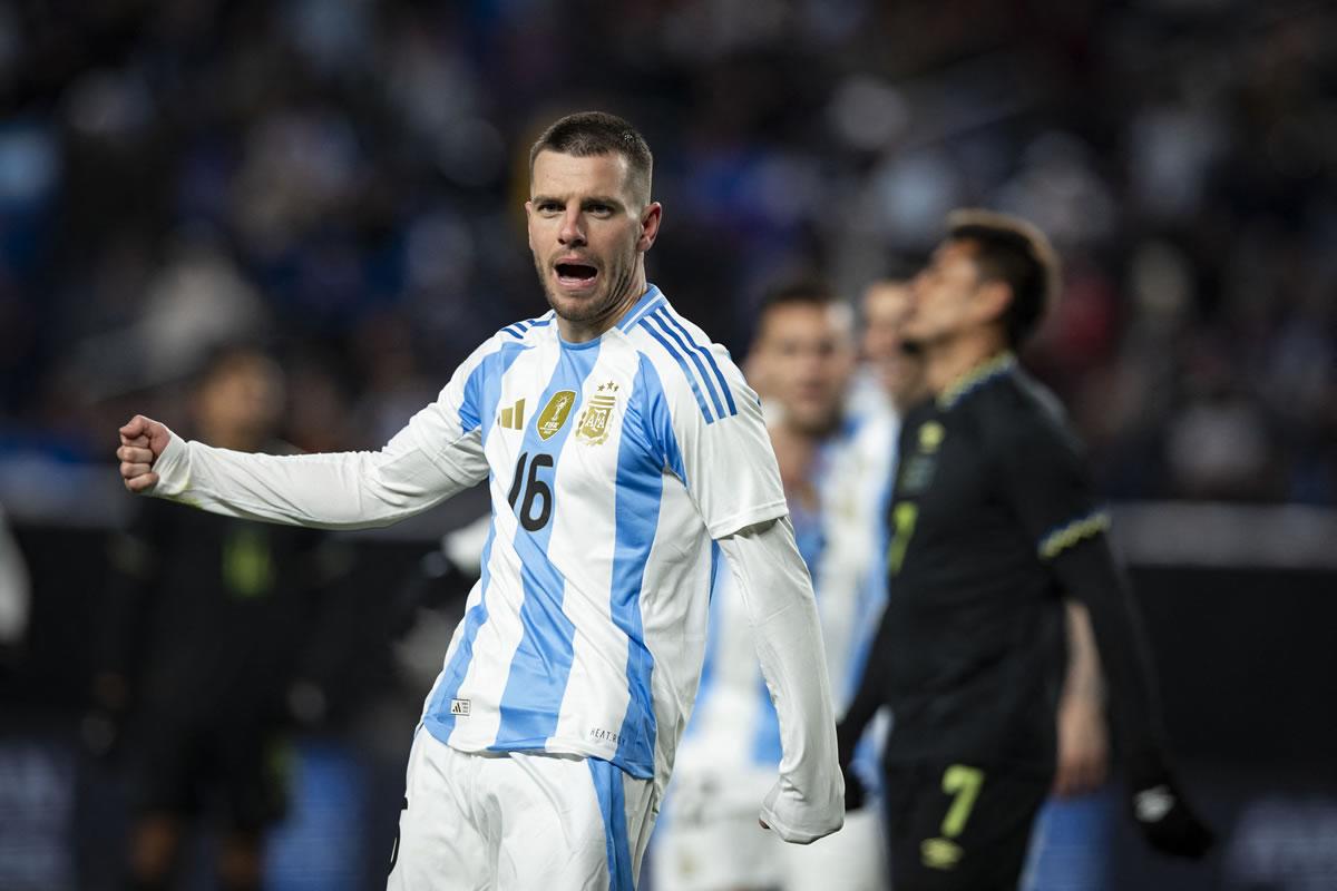 Gio Lo Celso concretó la victoria argentina con el 3-0.