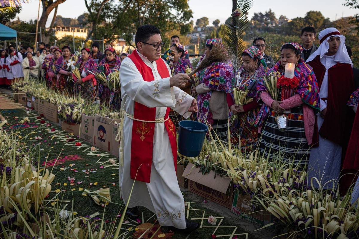 Fe y tradición: las imágenes del Domingo de Ramos en el mundo