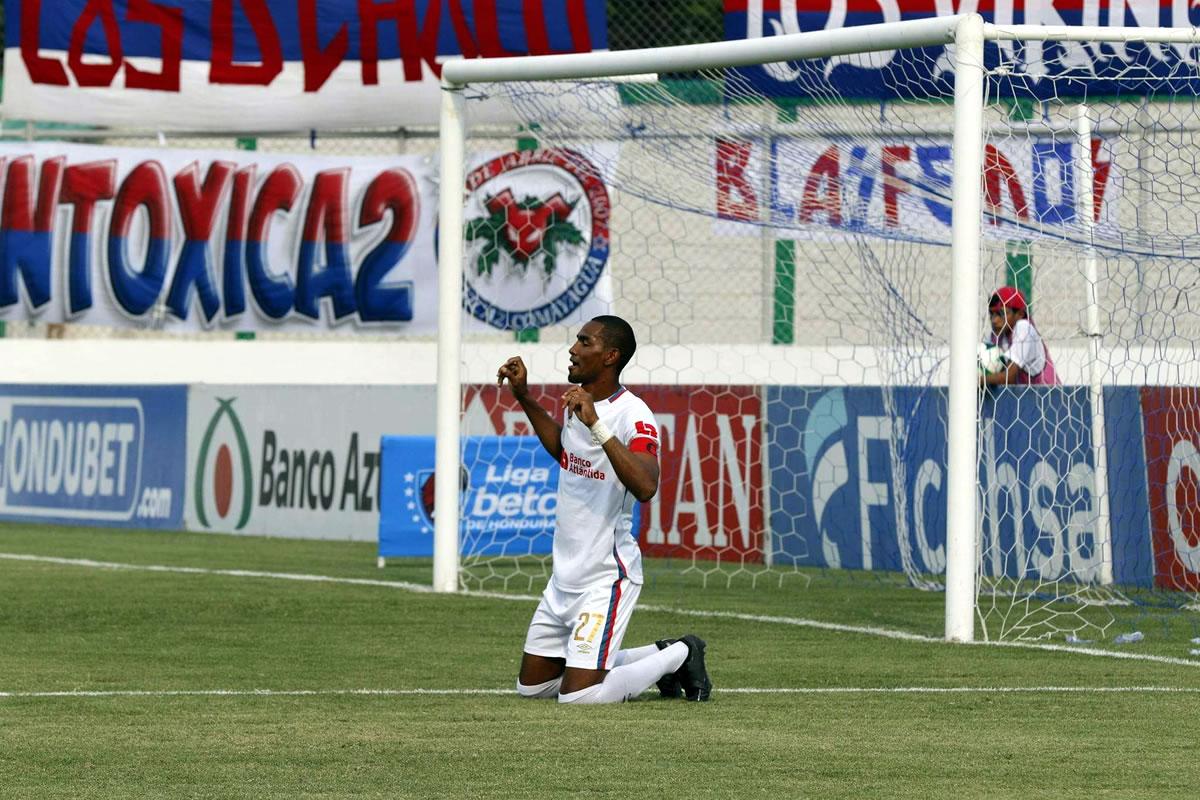 El capitán del Olimpia se despachó con un hat-trick en Comayagua.