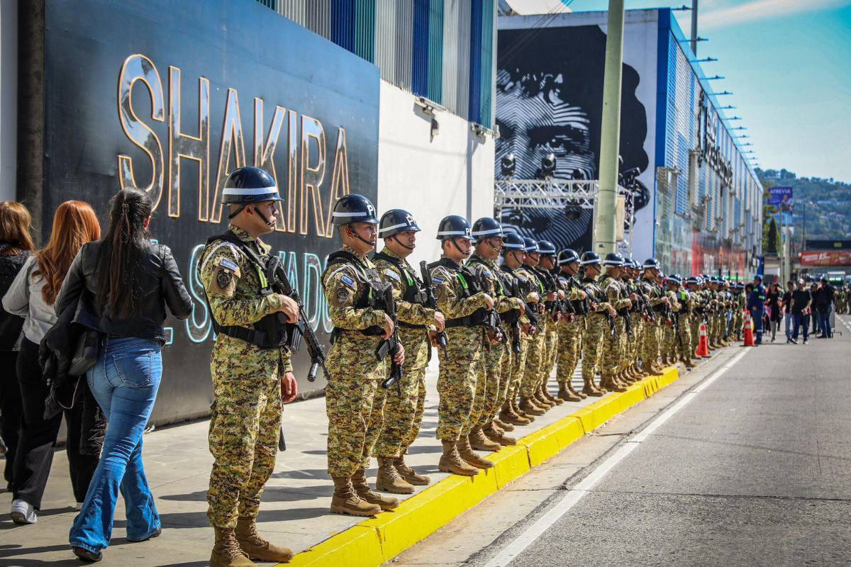 Concierto de Shakira en El Salvador está blindado por fuerte anillo de seguridad