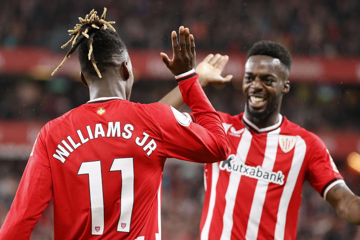 Los hermanos Williams fueron las figuras de la clasificación del Athletic Club de Bilbao a la final de la Copa del Rey.