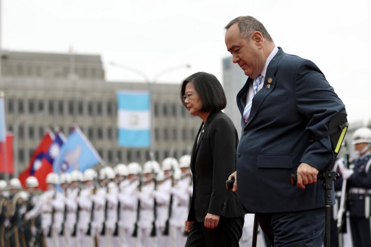 Presidenta taiwanesa agradece la “extraordinaria contribución” de Giammattei