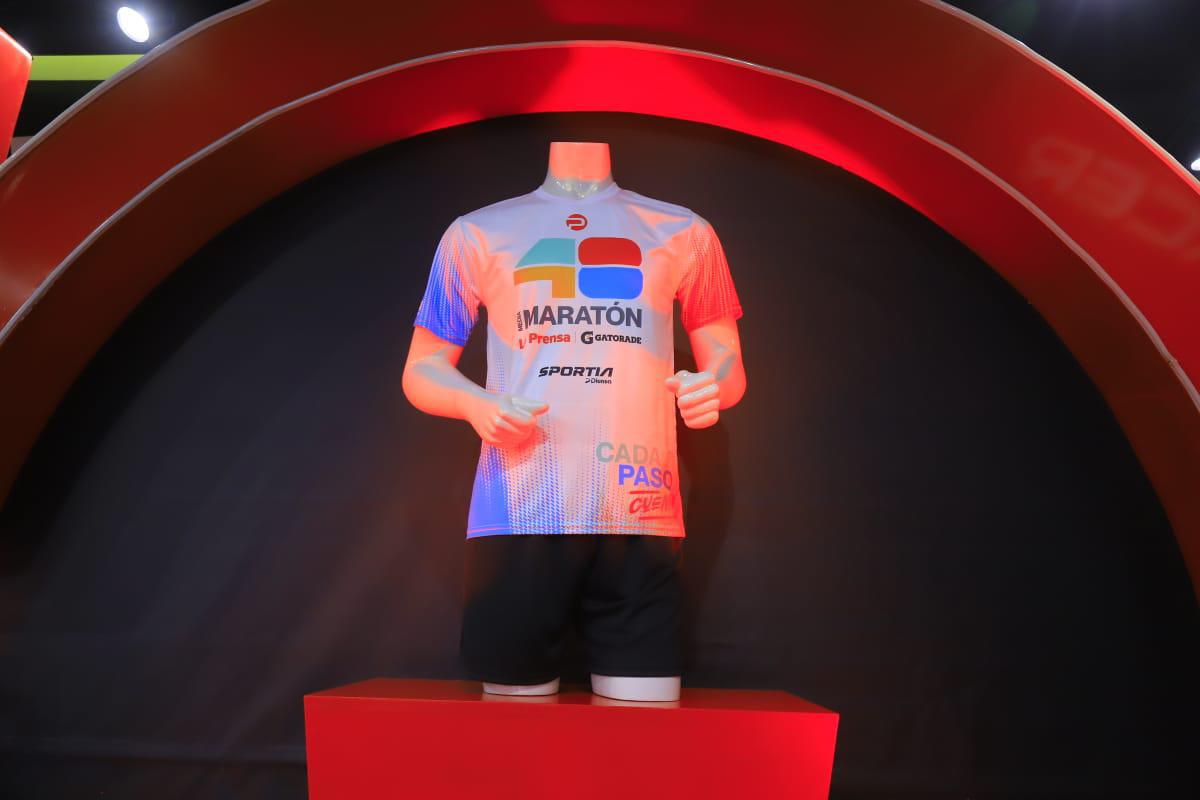 La camiseta se que se utilizará para la 48 Maratón de Diario LA PRENSA.