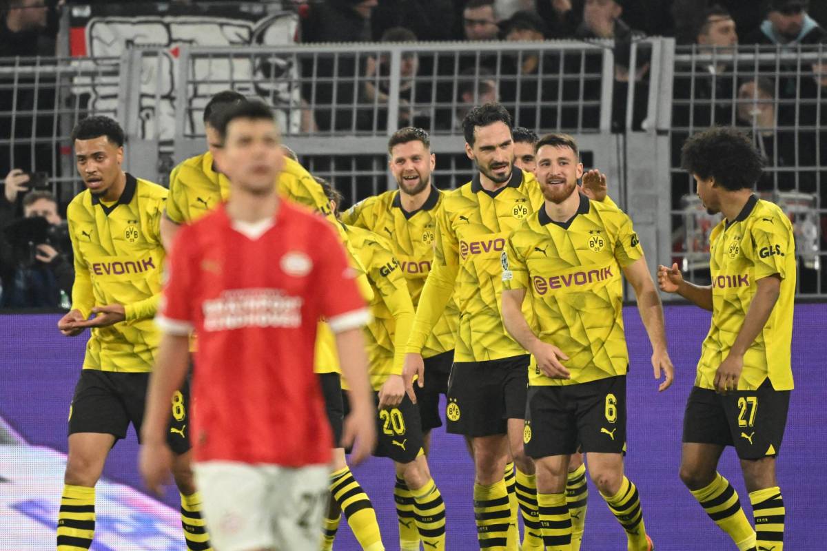 Champions: Dortmund sufre ante PSV, pero sella su boleto a cuartos