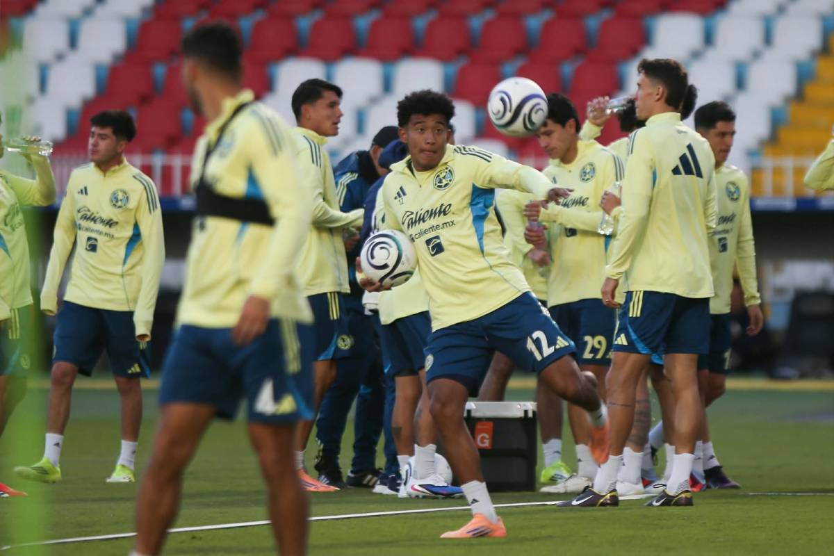 América entrenó en el Nacional: con exBarcelona y duda antes de jugar vs Olimpia