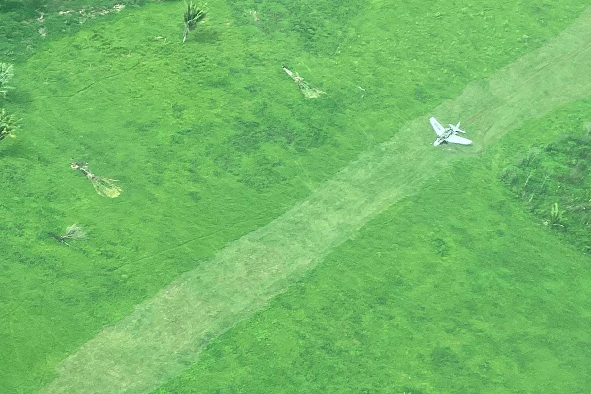 Cae narcoavioneta en Colón que venía de Venezuela