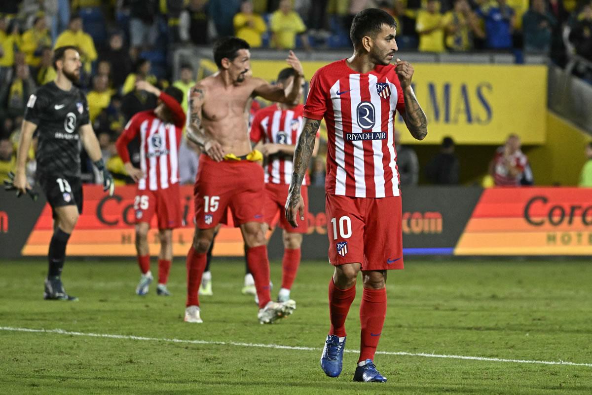 El Atlético de Madrid encajó su segunda derrota de la temporada en la Liga Española.