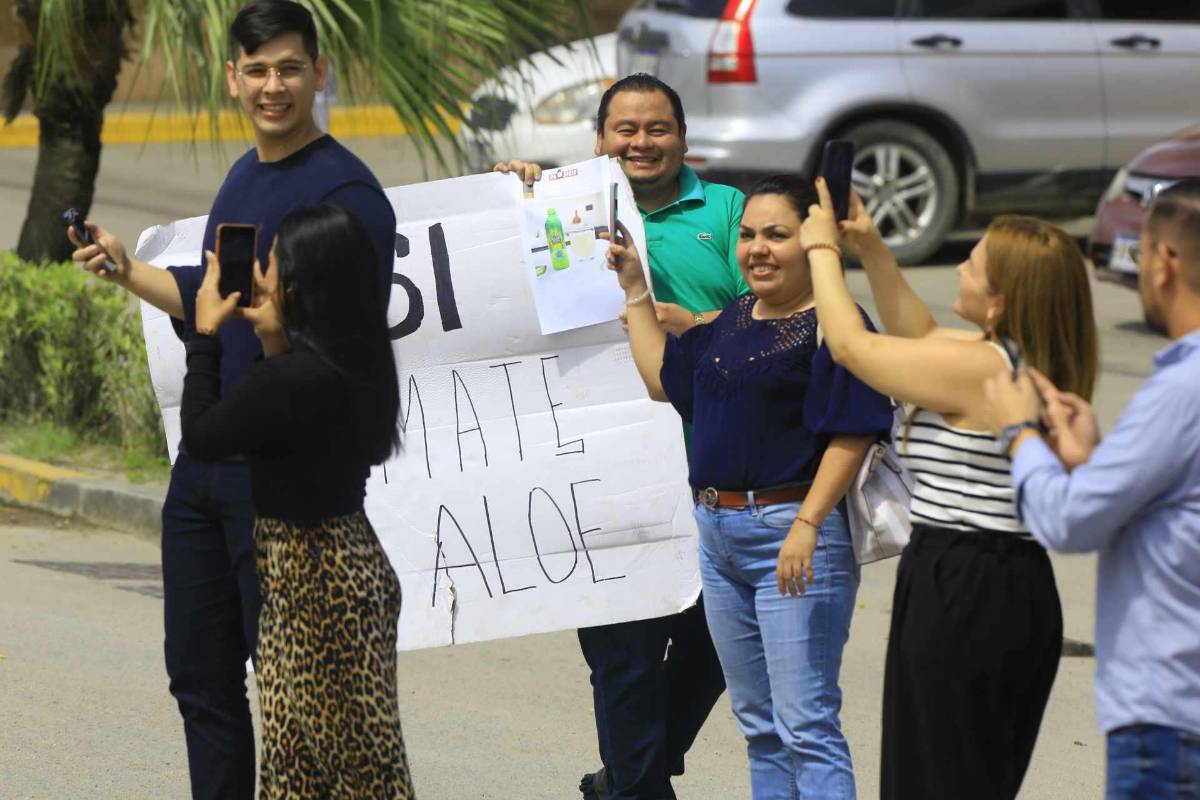 Fotos: Con caravana reciben a Messi en San Pedro Sula