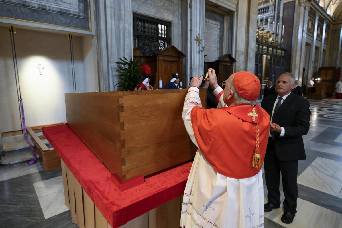 Así se llevó a cabo el sepelio del papa Francisco en la basílica Santa María la Mayor
