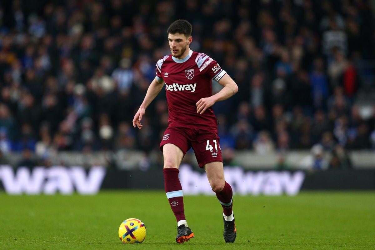 Declan Rice es seguido por los grandes de la Premier League.