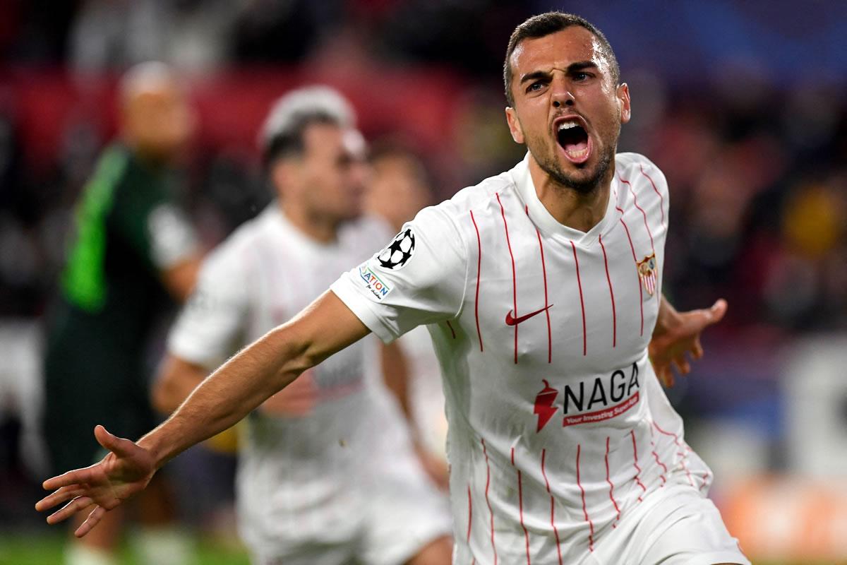 Joan Jordán abrió el camino de la victoria del Sevilla ante Wolfsburgo.