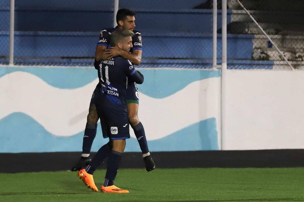 Auzmendi y Lucas Campana anotaron los goles en la victoria del Motagua.