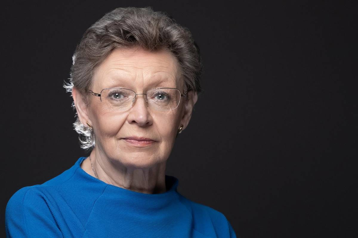 Foto tomada el 16 de noviembre de 2021 a la virologista francesa y ganadora en 2008 del Premio Nóbel de medicina, Francoise Barre-Sinoussi.