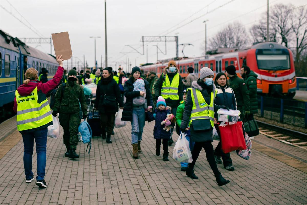 El éxodo ucraniano se apresta a convertirse en el mayor en Europa desde la Segunda Guerra Mundial