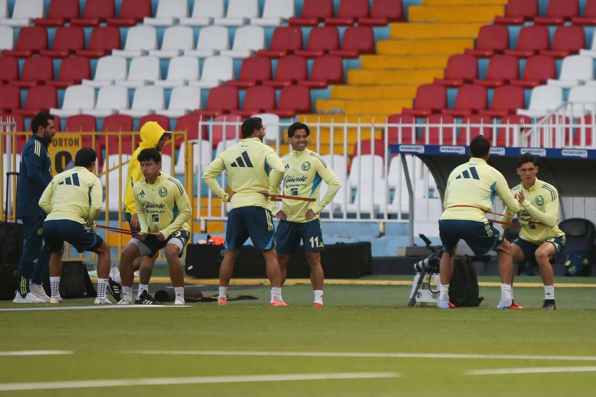 América entrenó en el Nacional: con exBarcelona y duda antes de jugar vs Olimpia