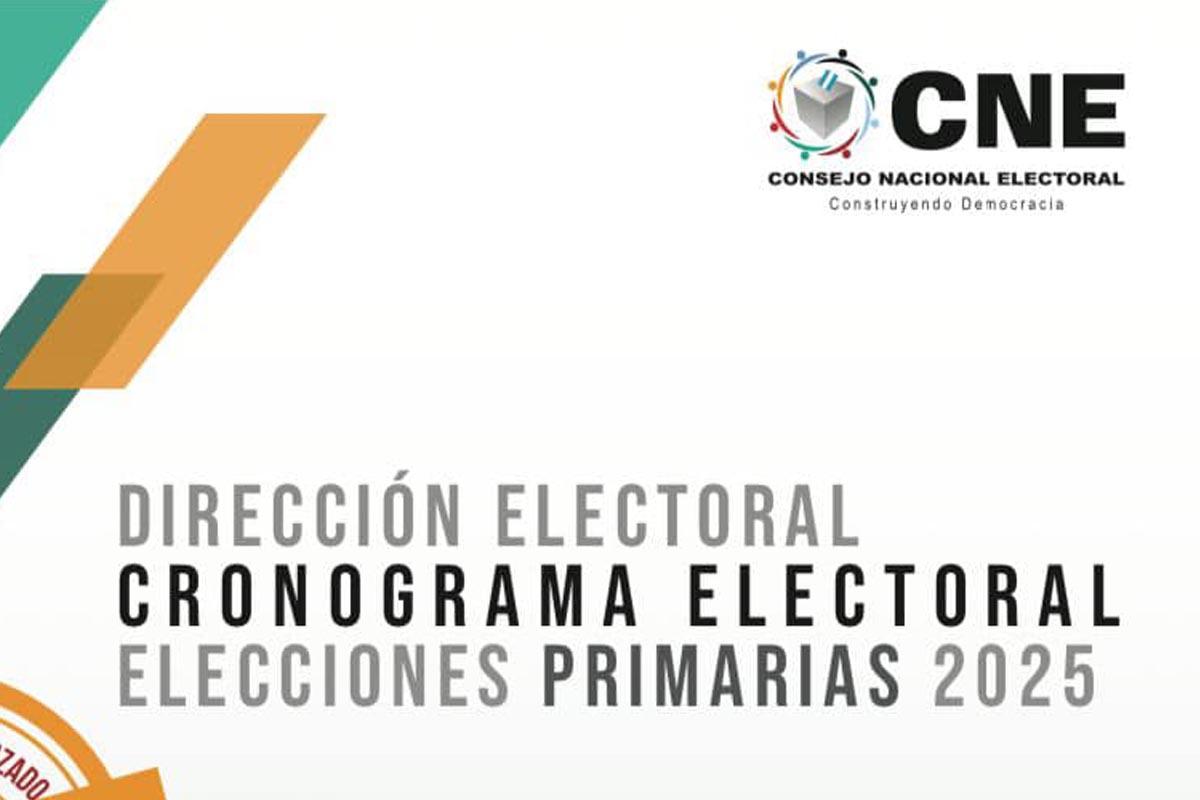 El CNE actualiza cronograma electoral para las primarias