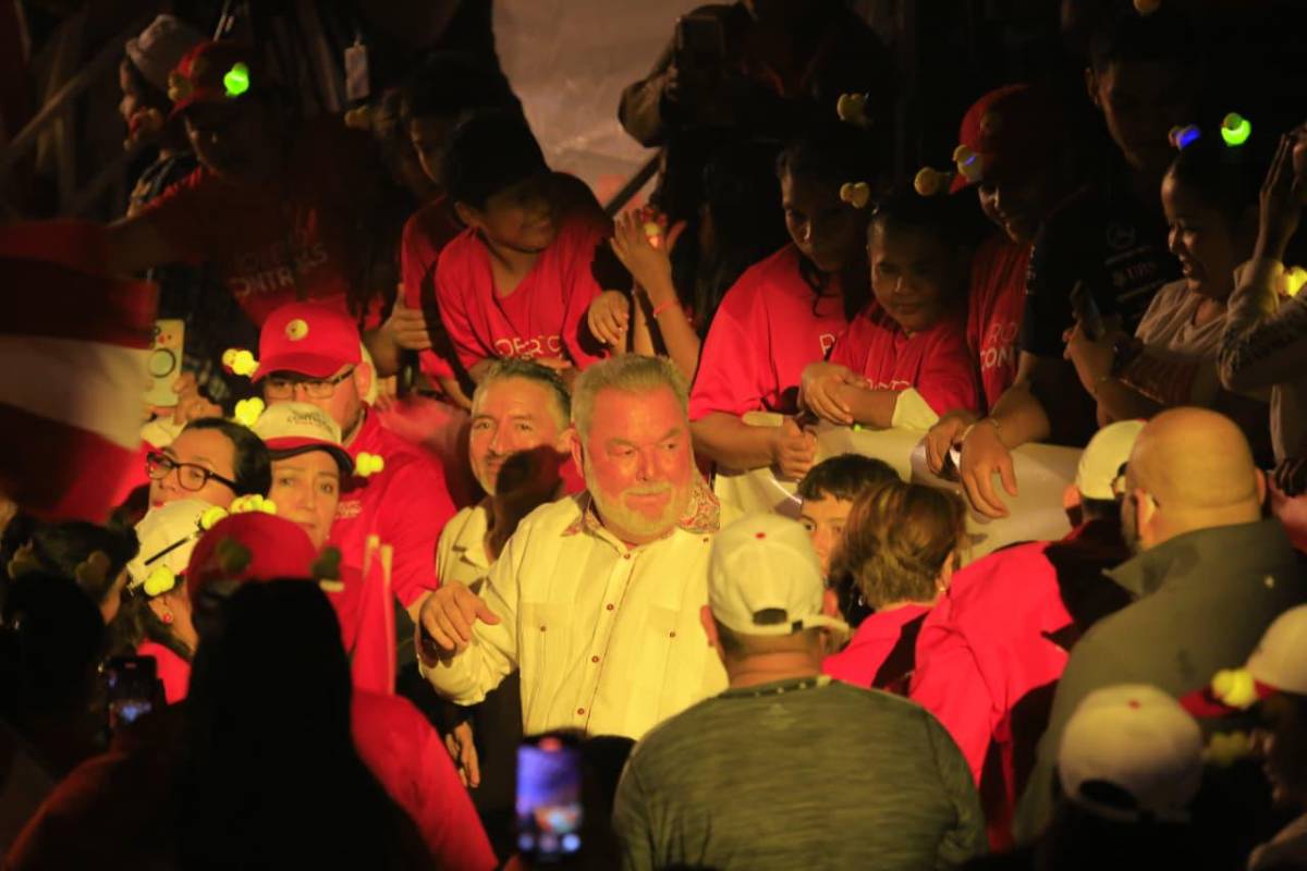 Fotos del cierre de campaña de Contreras y Nasralla en SPS