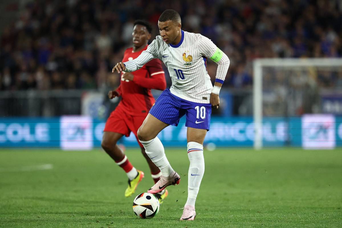 Mbappé ingresó en el segundo tiempo del encuentro.