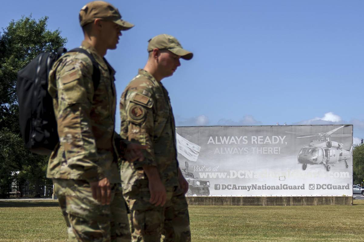 Inicia el polémico despliegue de la Guardia Nacional en Washington D.C.