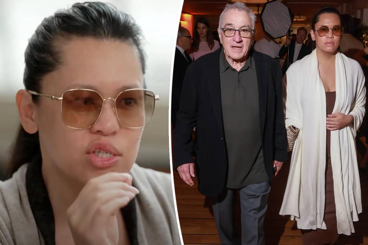 Novia de Robert De Niro tiene parálisis de Bell